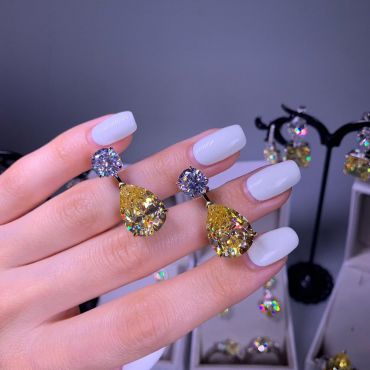 Серьги  LUX-15371