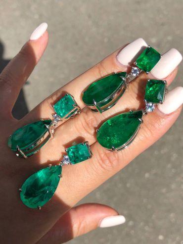 Серьги  LUX-50414