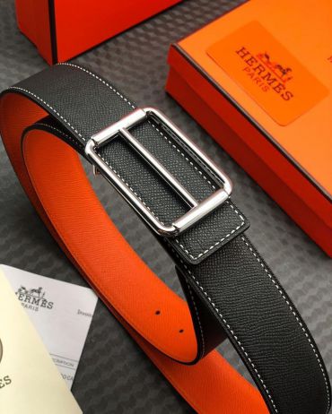 Ремень мужской двусторонний Hermes LUX-18290