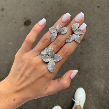 Серьги  LUX-18613