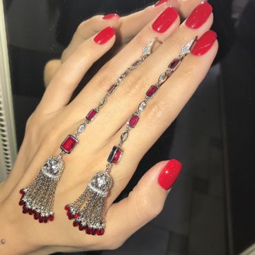 Серьги  LUX-20254