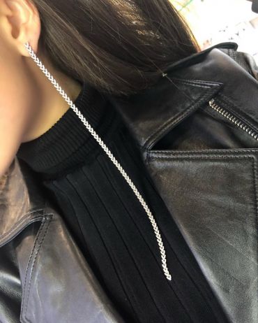  Моно-серьга  LUX-20803