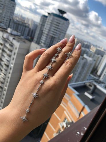 Моно-серьга  LUX-48883