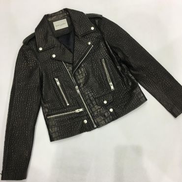 Куртка женская кожаная Yves Saint Laurent LUX-22013