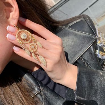 Серьги  LUX-21777