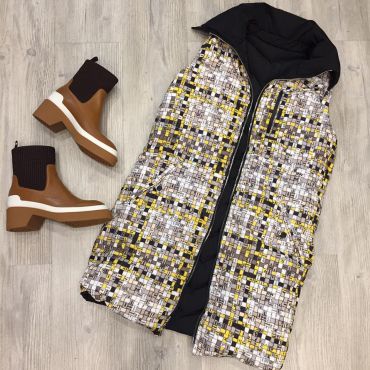 Жилет женский удлиненный Hermes LUX-22704