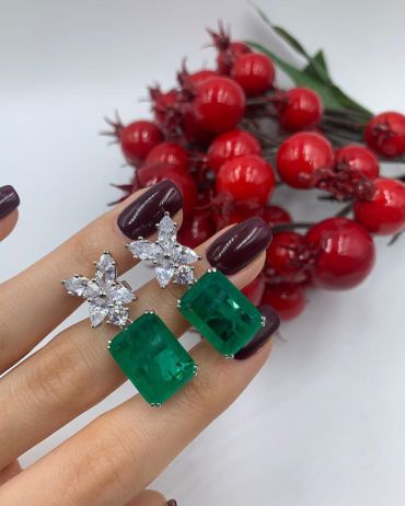 Серьги  LUX-26279