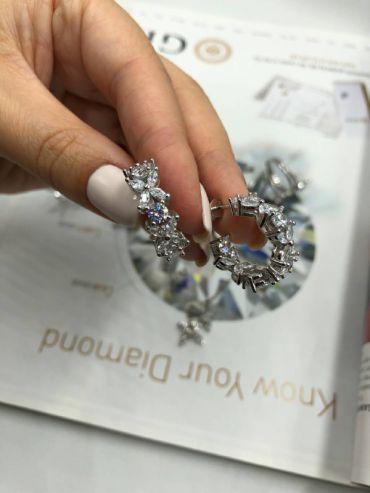 Серьги  LUX-49497