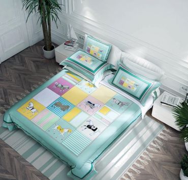 Комплект постельного белья Hermes LUX-28634