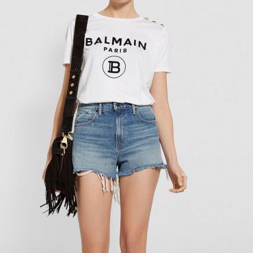 Футболка женская  Balmain LUX-29196