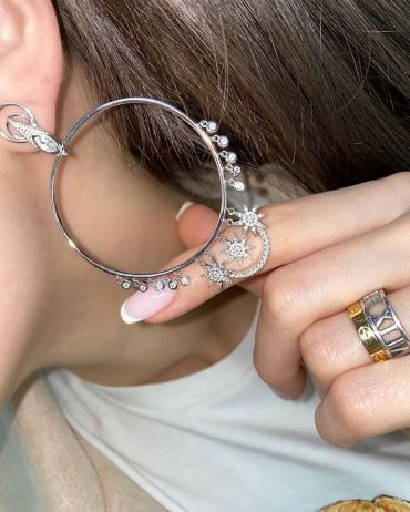 Серьги  LUX-29170