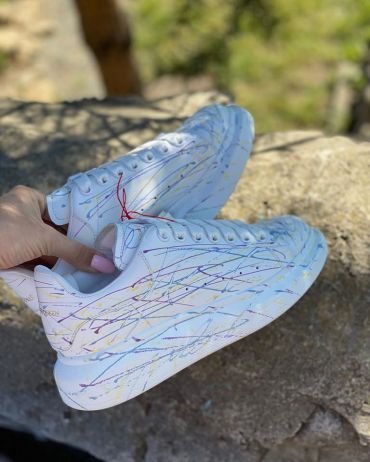 Светоотражающие кеды Alexander McQueen  LUX-30385