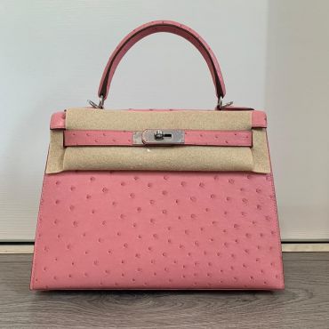 Сумка женская Kelly Ostrich, 28 cm  Hermes LUX-30417