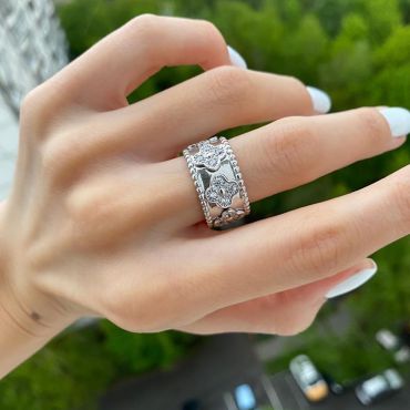  Кольцо  LUX-30805