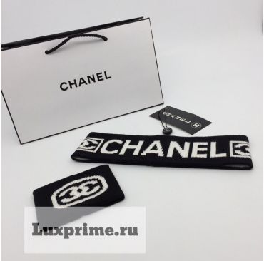 Повязка  и напульсник Chanel АКС-727