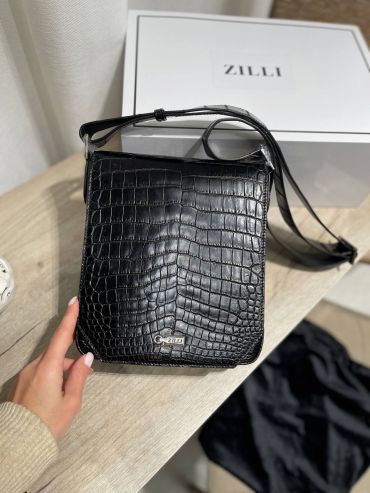 Сумка из натуральной кожи крокодила