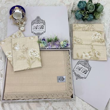 Комплект с вафельным пледом APPOLO LUX-19231