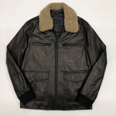 Куртка мужская кожаная Bottega Veneta ОДМ-358