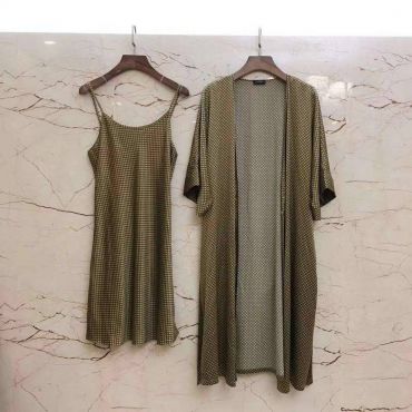 Комплект халат и сорочка   LUX-48670