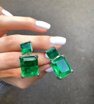 Серьги  LUX-53019