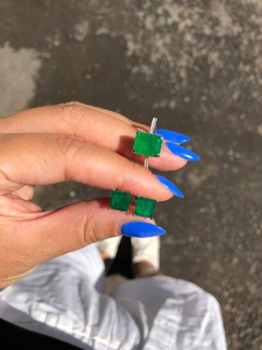 Серьги  LUX-53537