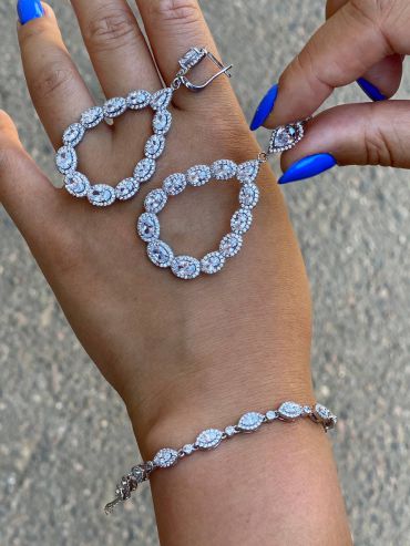 Серьги  LUX-53027