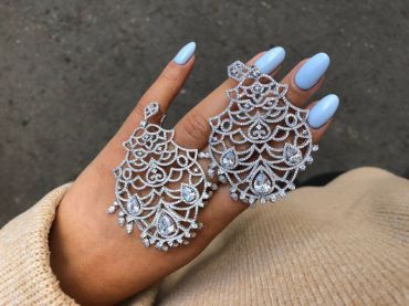 Серьги  LUX-55864