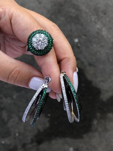 Серьги  LUX-54541