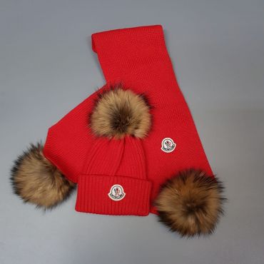 Комплект (шапка+шарф) Moncler LUX-19477