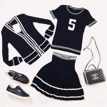 Костюм женский юбочный 3-ка Chanel LUX-11430