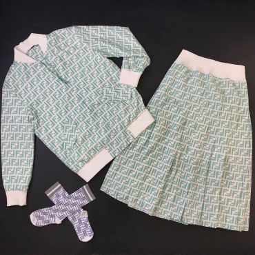 Костюм женский юбочный Fendi LUX-10815