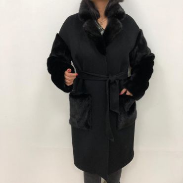 Пальто меховое  LUX-21463