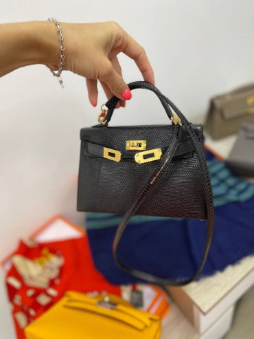 Сумка женская Kelly mini Lezard Hermes LUX-56368