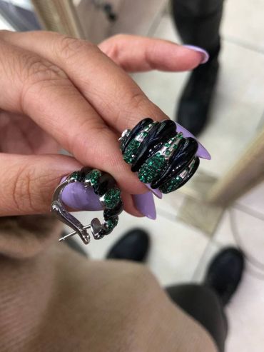 Серьги  LUX-56500