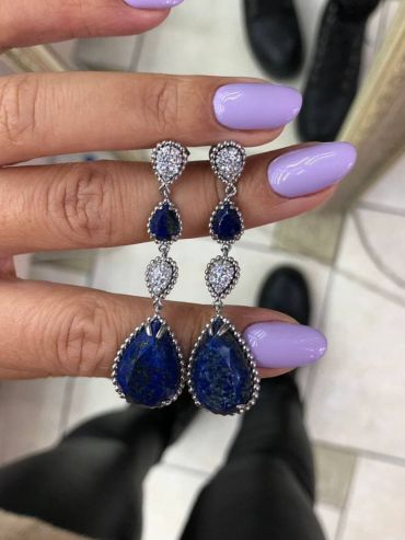 Серьги  LUX-56499