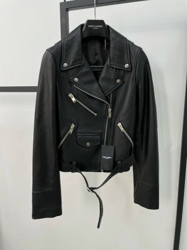 Куртка кожаная Yves Saint Laurent LUX-56070