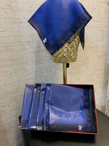 Набор шёлковых носовых платков (6 шт) Stefano Ricci LUX-60326