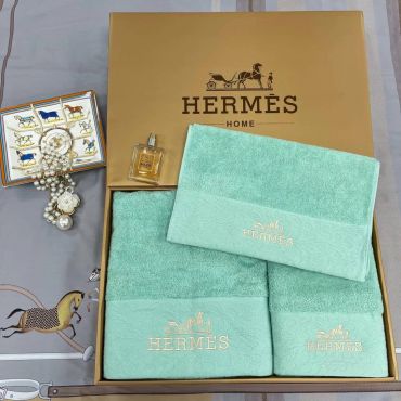 Комплект из трёх полотенец Hermes LUX-61992