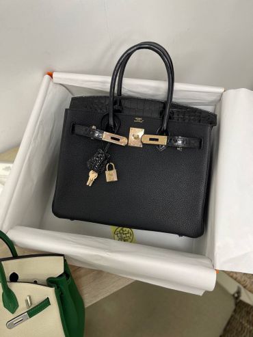  Сумка женская  Birkin 30 cm, Togo/Croc Hermes LUX-62308