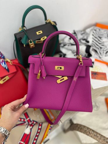  Сумка женская  Hermes Kelly 28 cm, Togo Hermes LUX-62810
