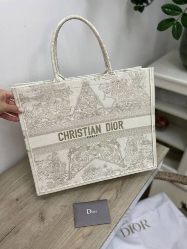  Сумка женская   Book Tote Toile de Jouy   Christian Dior LUX-62834