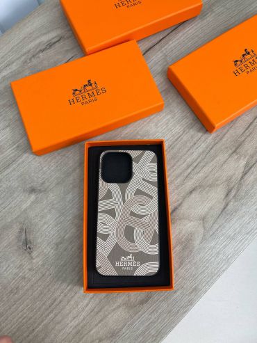 Чехол на iPhone 13 pro Hermes LUX-65839