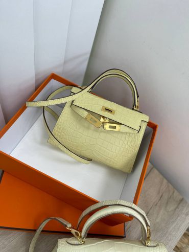 Сумка женская Kelly mini Crocodile Niloticus Mat Hermes LUX-68492