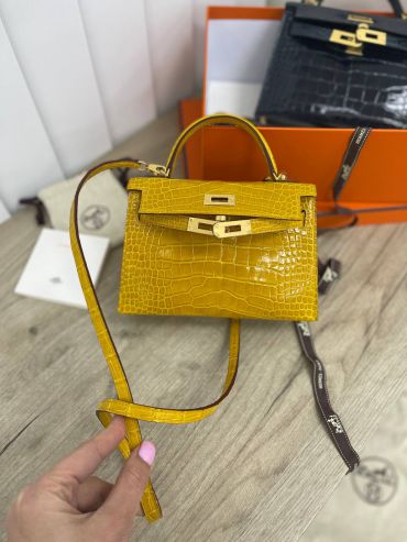Сумка женская Kelly mini Crocodile Niloticus Lisse Hermes LUX-68614