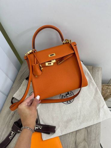 Сумка женская Kelly 25 cm, Togo Hermes LUX-73082