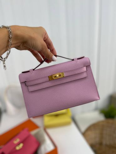  Сумка женская Kelly Pochette Hermes LUX-73238