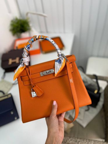 Сумка женская Kelly 25 cm, Togo Hermes LUX-78904