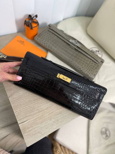  КЛАТЧ KELLY CUT Croc Hermes LUX-79266