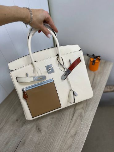  Сумка женская Birkin, 30, GHW swift leather  Hermes LUX-82625