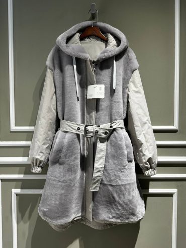 Пальто двухстороннее  Brunello Cucinelli LUX-82947